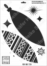 Schablone-Stencil A3 363-0759 Fensterdeko Kugelbehang